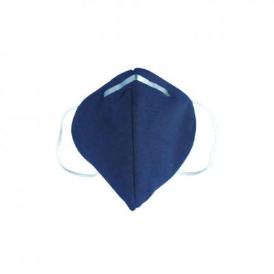HH-Khẩu trang KT5.5 hình lá màu xanh đen (Nẹp ngoài)